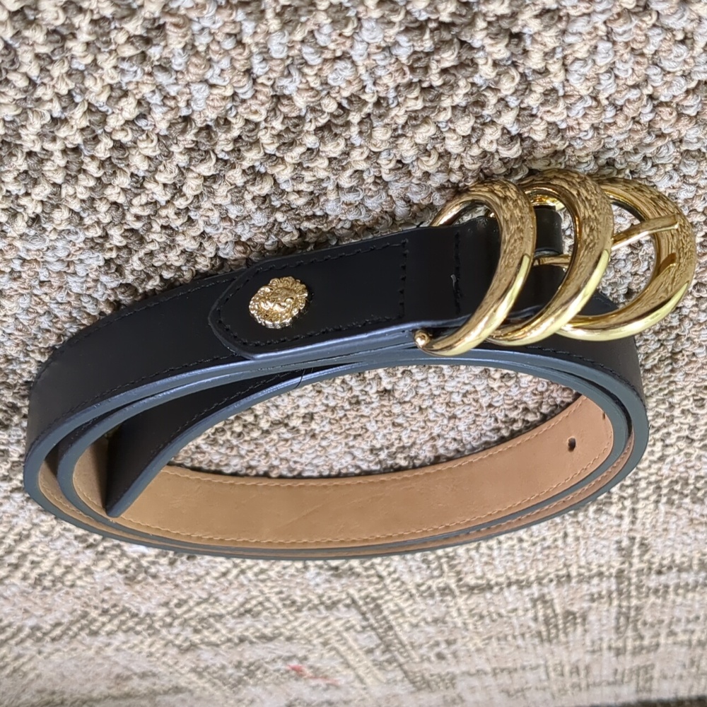 SALE💥Anne Klein Belt, L, Black And Gold